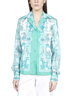 Etro Baroque Print Buttoned Shirt