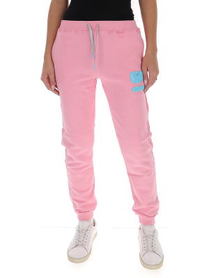 Chiara Ferragni Eyelike Patch Jogging Pants