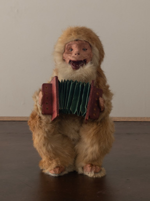 Monkey Automaton Accordion Player By Roullet & Decamps