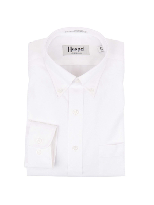 Howard Solid White Button Down Oxford Dress Shirt