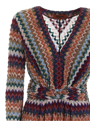 Missoni Zig-zag Woven Midi Dress