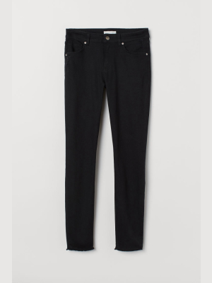 Cropped Twill Pants