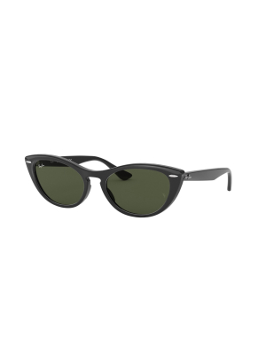 Ray-ban Rb4314n 601/31 Female Cat Eye Lifestyle Sunglasses Black