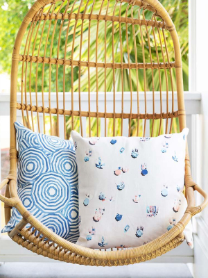 Gray Malin Beach Scene Outdoor Pillow - Multi Colored