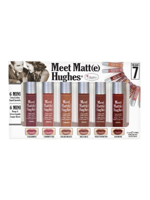 Meet Matte Hughes®-vol. 7 -- Set Of 6 Mini Long-lasting Liquid Lipsticks