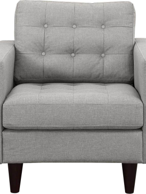 Era Upholstered Armchair Light Gray