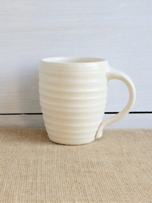 Ridges Mug - Drift White