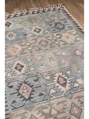 Blue Aztec Nomad Rug