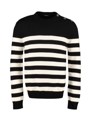 Balmain Striped Knit Jumper