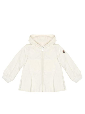 Moncler Enfant Logo Patch Pleated Jacket