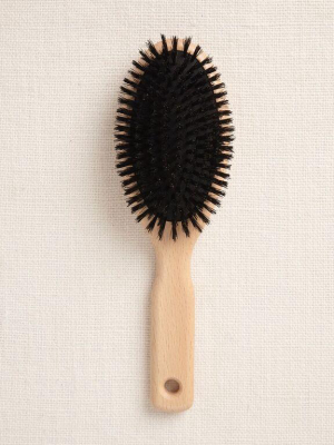 Hair Brush With Natural Bristle