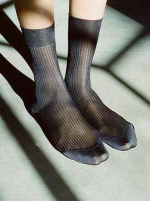 Mid Calf Sock, Black