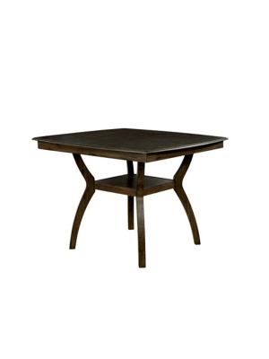 Harper Wood Counter Height Dining Table Walnut - Homes: Inside + Out