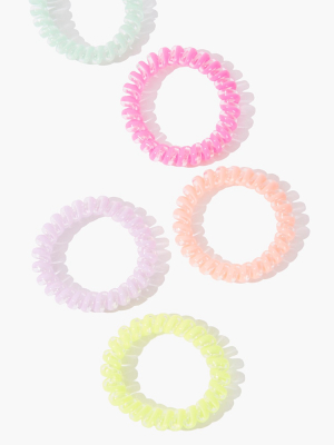 Jelly Spiral Hair Tie Set