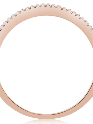 Pompeii3 1/6ct Diamond Ring 14k Rose Gold