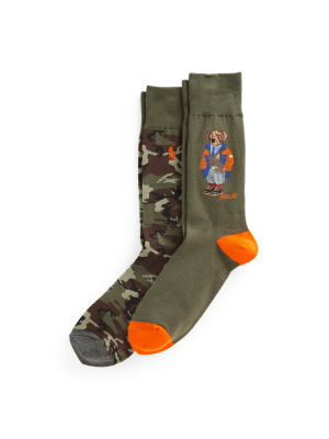 Polo Bear & Camo Sock 2-pack