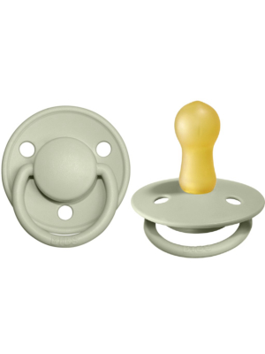 Bibs De Lux Pacifier 2 Pack: Sage