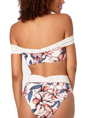 Anne Cole Studio  Bondi Floral High Waist Bikini Bottom