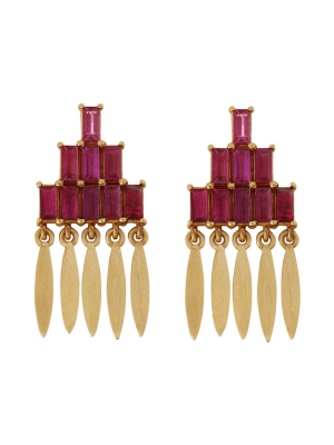 Grass Mini Spike Earrings Y-ru