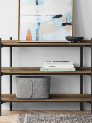 Taft 3 Shelves Console Brown - Threshold™