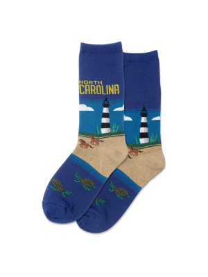 Women's North Carolina Crew Socks