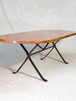 Animas Copper Top Dining Table - Capsule