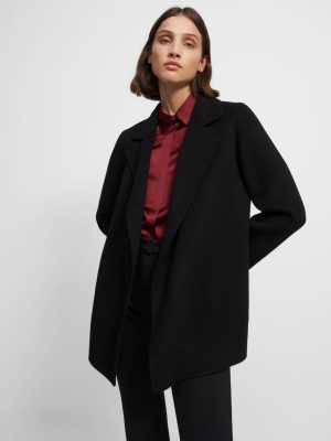 Clairene Jacket In Double-face Wool-cashmere