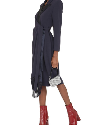 Max Mara Wrap Tie-fastening Dress