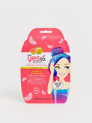 Yes To Grapefruit Brightening Clay Hair Mask Single Use