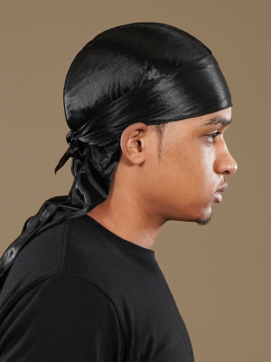 Super Satin Midnight Black Durag