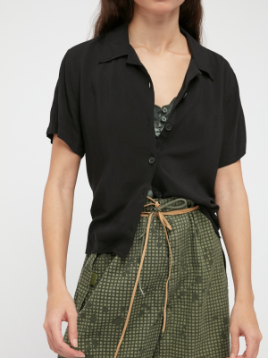 Uo Dolores Button-down Top