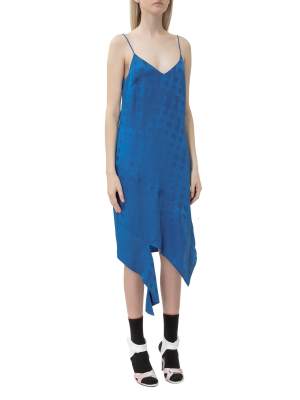 Off-white Asymmetric Slip Dress