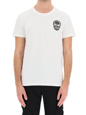 Alexander Mcqueen Skull Patch T-shirt