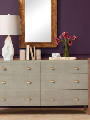 Kennedy 60" Dresser Castor Grey And Walnut