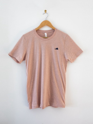 Dogwood & Cardinal T-shirt - Salmon