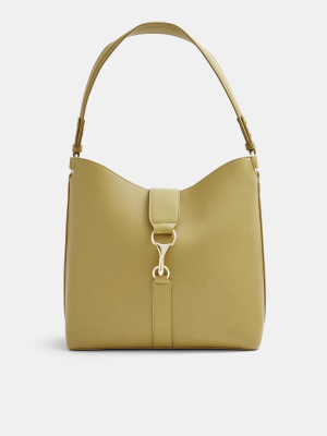 Olive Clip Hobo Bag