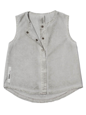 Booso Sleeveless Wind Top - Grey