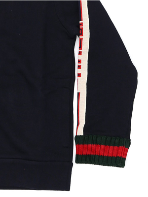 Gucci Kids Stripe Detail Zipped Jacket