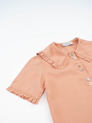 Kokori Aria Blouse - Salmon