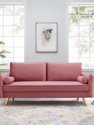 Serendia Performance Velvet Sofa