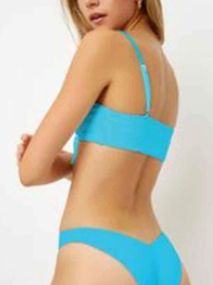 Frankies Bikinis Enzo Bikini Bottom In Azure