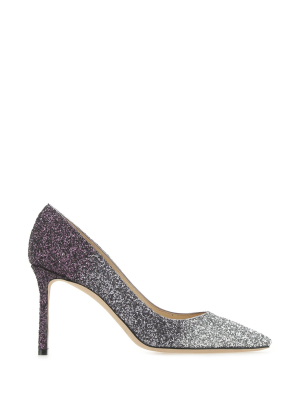 Jimmy Choo Romy Glitter 85 Pumps