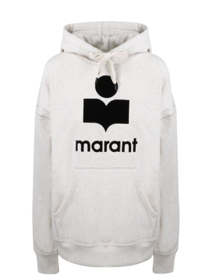 Isabel Marant Étoile Logo Flocked Hoodie