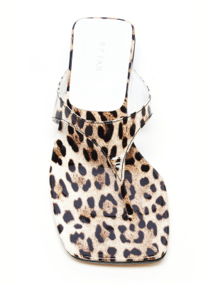 Jack Leopard-print Leather Sandals