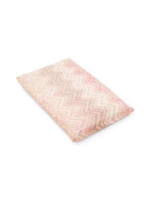 Light Rouge Herringbone Kilim Fitted Crib Sheet - Bedding