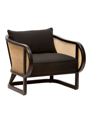 Stockholm Lounge Chair In Black