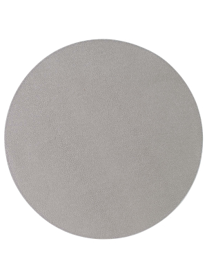 Bodrum Skate Round Placemat - Gray - Set Of 4