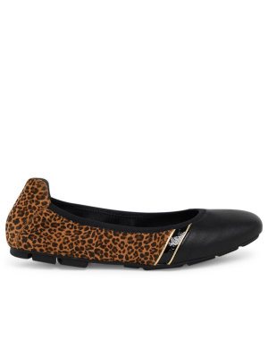 Hogan Leopard Print Ballerina Flats