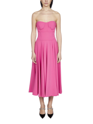 Dolce & Gabbana Strapless Midi Dress