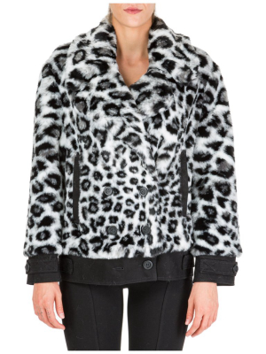 Alberta Ferretti Animal Print Faux Fur Jacket